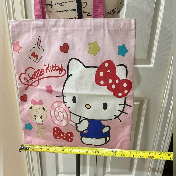 HELLO KITTY CANVAS TOTE BAG - Picture 2 of 7